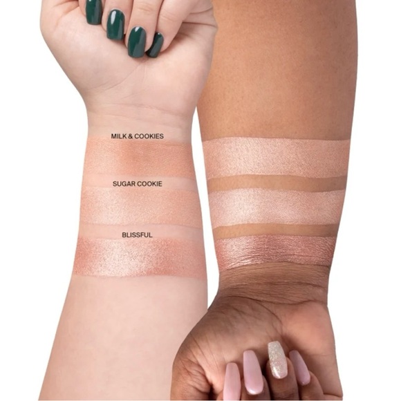 NEW! OFRA HIGHLIGHTER LIQUID-TO-BAKED FORMULA IN SHADE MILK & COOKIES FULL SIZE - Picture 4 of 9